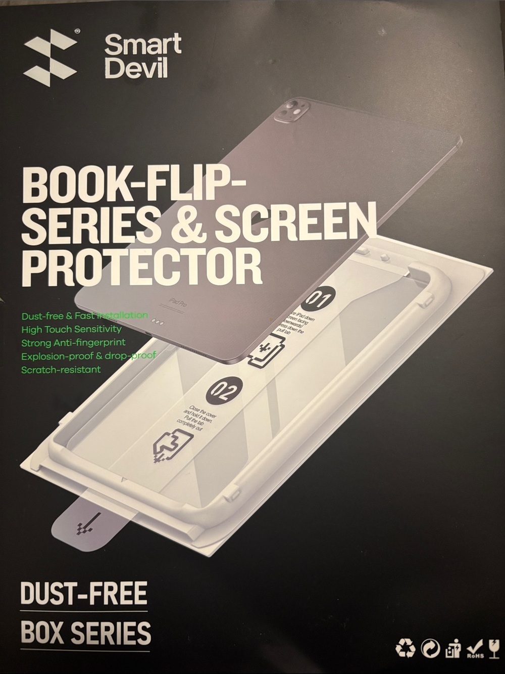 SmartDevil SmartPull Box Screen Protector - iPad Air 13”
